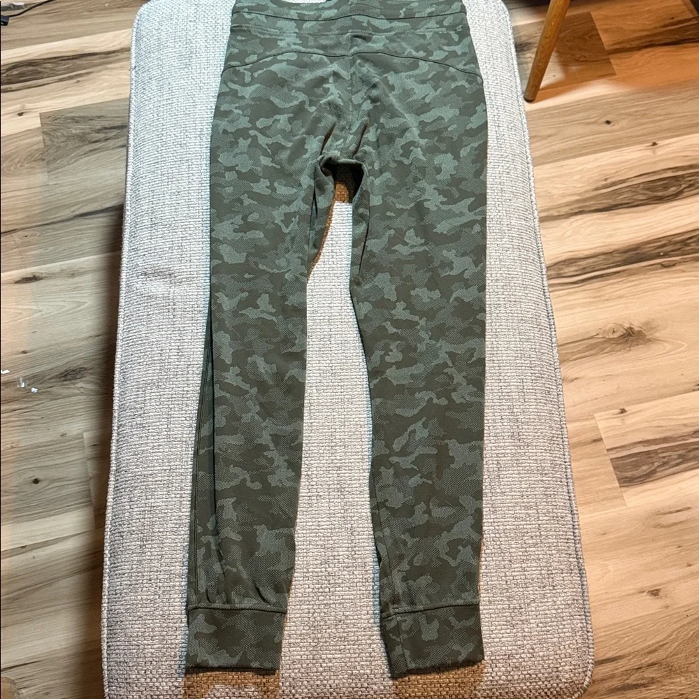 Lululemon Ready To Rulu Joggers Dark Green Olive Heritage Camo Full Length sz6‎